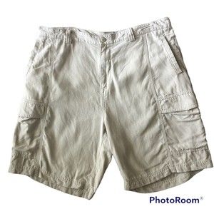 Tommy Bahama Relax Khaki Cargo  Beach Shorts M24